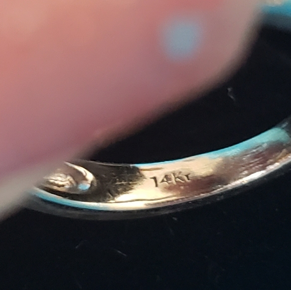 ⭐SOLD ⭐ Natural Diamond Ring set - 14K - Picture 14 of 17